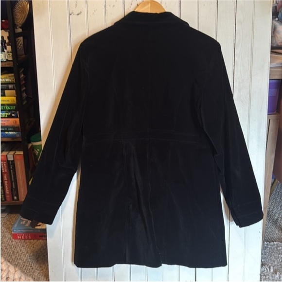 Whitewash Blazer Black Velvet Size L - Picture 7 of 7